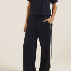 Z Supply Layover Track Pant Eclipse Blue Modal Lounge Pants Matching Set NWT S
